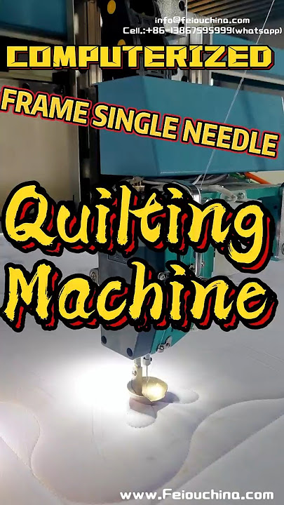 Quilting a Queen-Size Comforter Using a Computerized Machine #Embroidery quilting machine