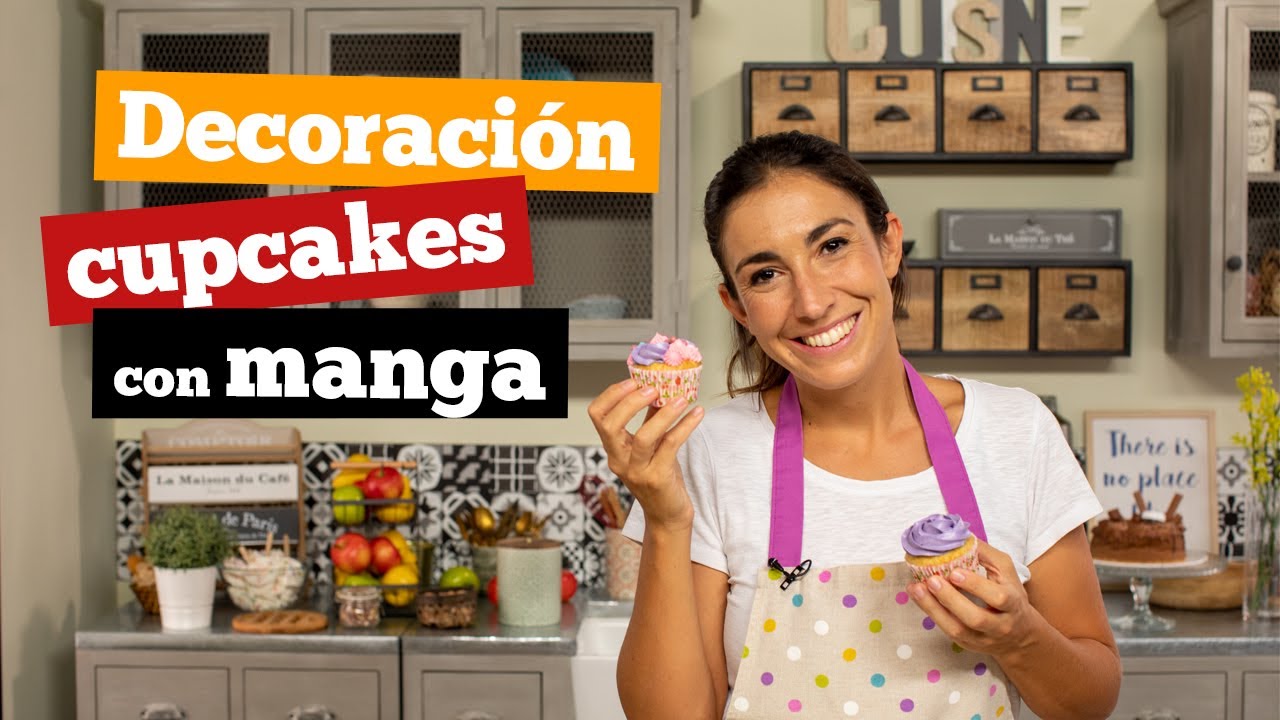 🧁 DECORACIÓN CUPCAKES CON MANGA 🧁