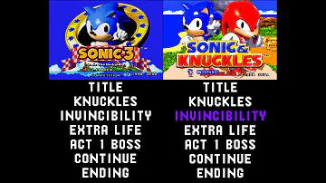 Can you play as Knuckles in Sonic 3 and Knuckles?