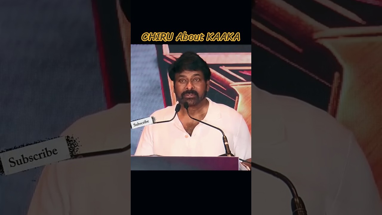 Chiru About KAAKA Movie 🫡 #chiranjeevi #bobby #thaman #telugushorts #telugucinema #shortsfeed