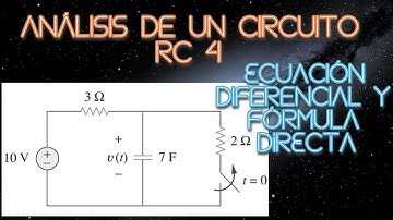 Circuitos eléctricos de Primer Orden: Análisis de RC para todo el tiempo
