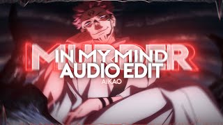 Murder in my mind [edit audio]