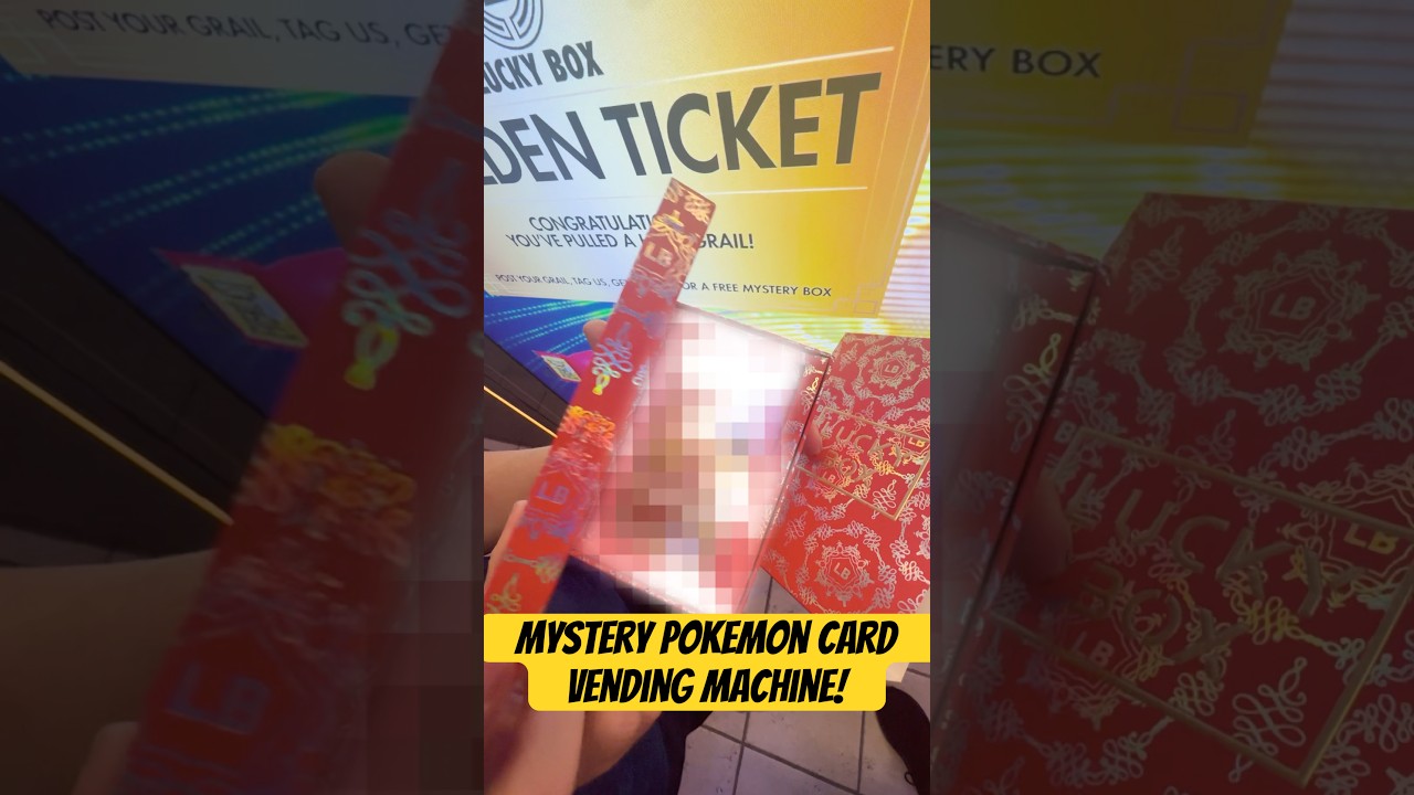INSANE Graded Pokemon Vending Machine! @SHOOTABIRDIE #shorts #vendingmachine #pokemon #pokemoncards