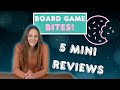 Board game bites 4  miniature reviews of board games