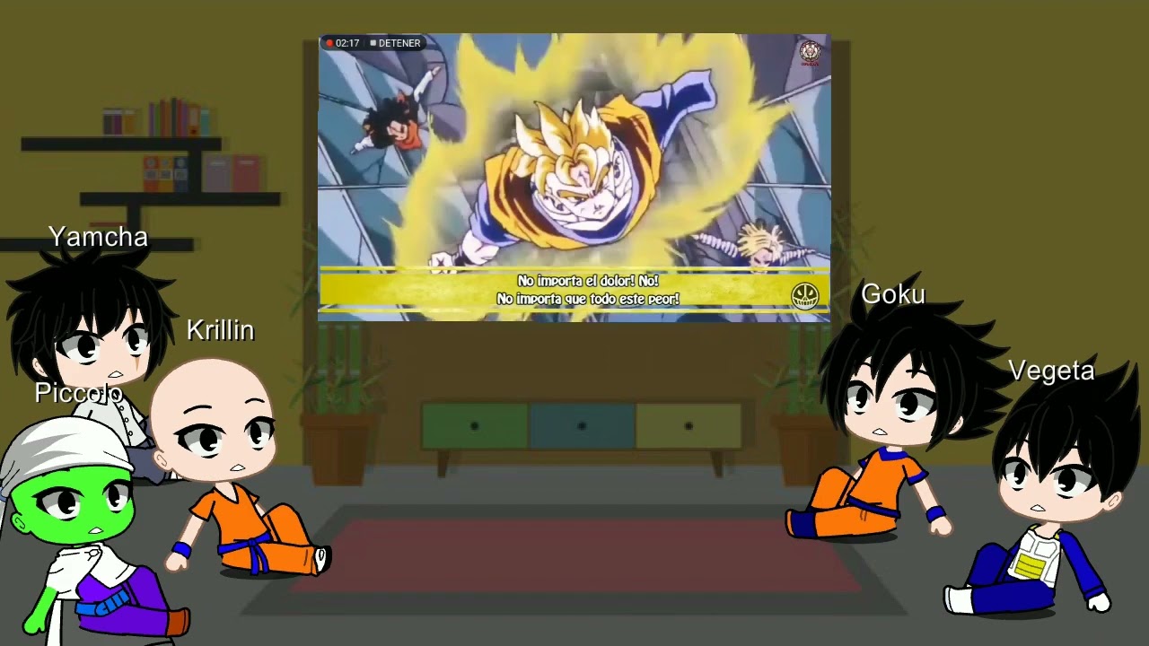 dragon ball z reaccióna el rap de gohan del futuro