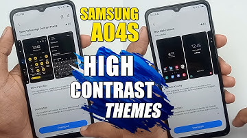 Enable High Contrast Theme - Samsung Galaxy A04s