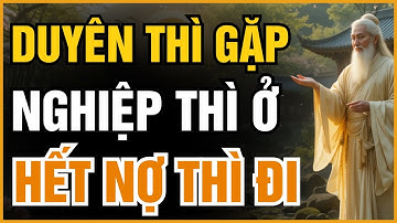 HÃY NHỚ: MỌI CUỘC GẶP GỠ ĐIỀU CÓ DUYÊN VÀ NGHIỆP - ĐỪNG OÁN TRÁCH, CHẤP ÍT KHỔ ÍT | ĐẠO CỔ NHÂN