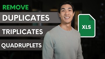 Find and remove DUPLICATES/TRIPLICATES/QUADRUPLETS in Excel | Simple and Quick Methods