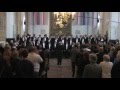 Rutgers Glee Club Sings Alma Mater at Utrecht University