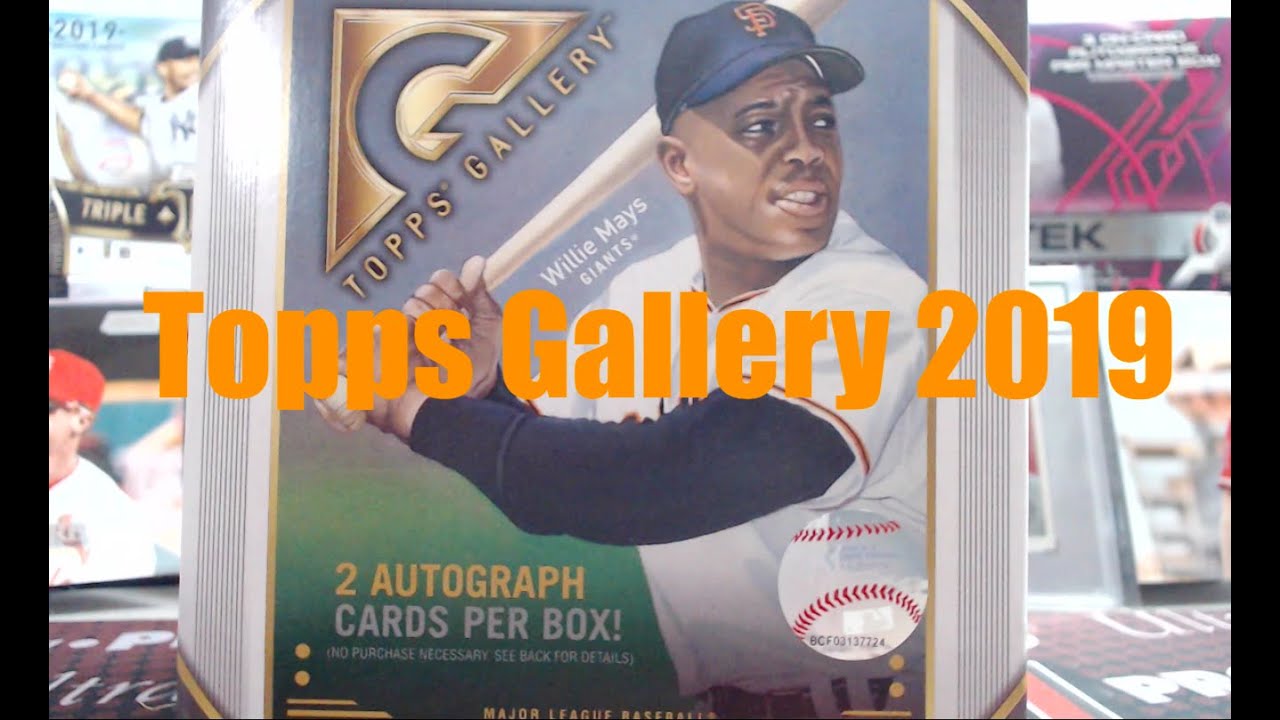 2019 Topps Gallery Baseball Monster Box 2 Autos Per Box * A Retail  Exclusive, Great Looking Set! * - YouTube
