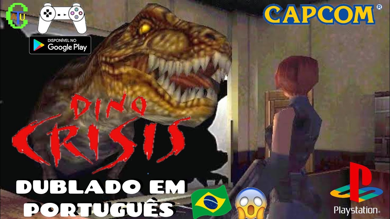 Dino Crisis 1 - PS1- PSONE - FULL HD - Português PT-BR 