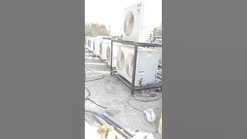 VRF/VRV machine installation and ductable #shorts #acinstallation #trendingshorts #viralvideo #hvac