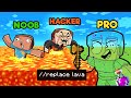 I Secretly CHEATED in a NOOB vs PRO vs HACKER video...