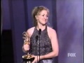 Edie Falco wins 1999 Emmy Award for Lead Actress in a Drama Series