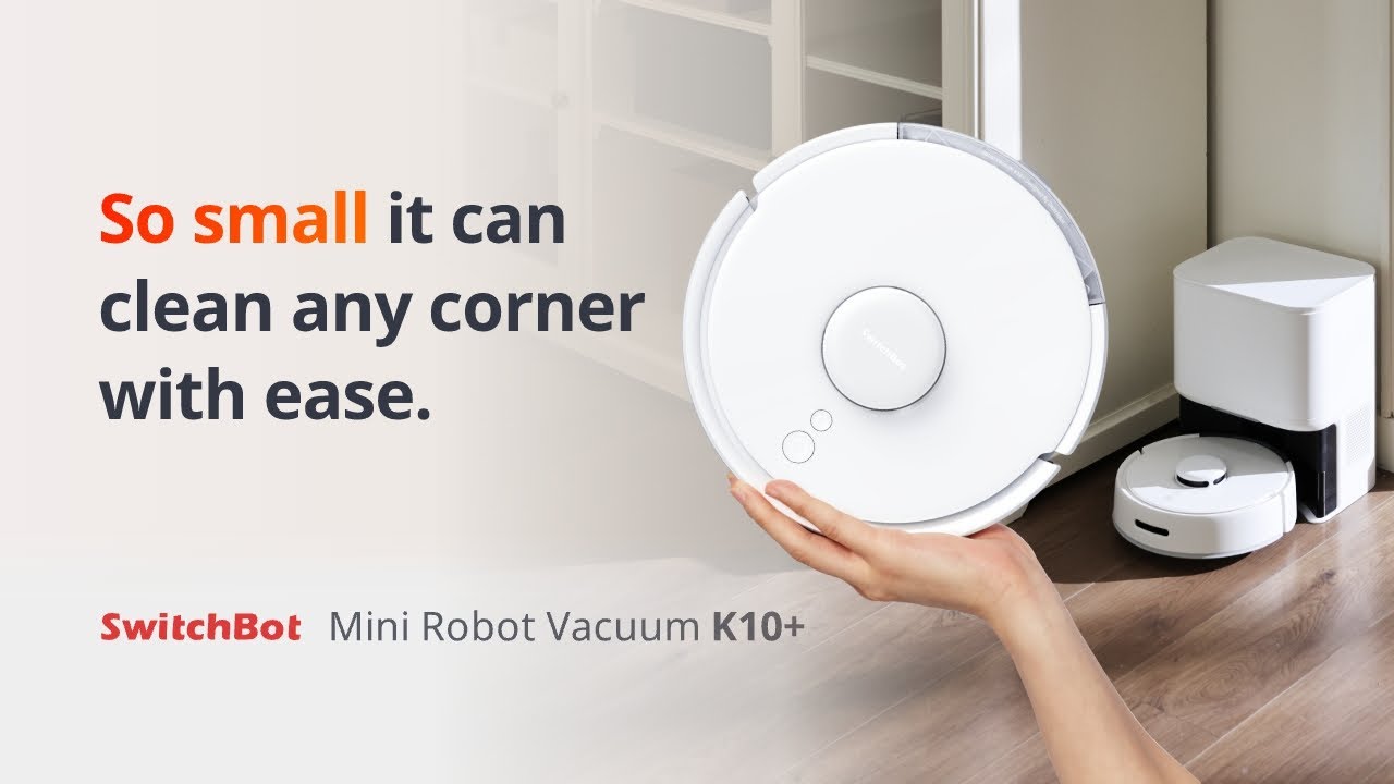 SwitchBot's 'Mini' K10+ Robot Vacuum Navigates Tight Spaces Your Roomba  Can't Reach - Yanko Design