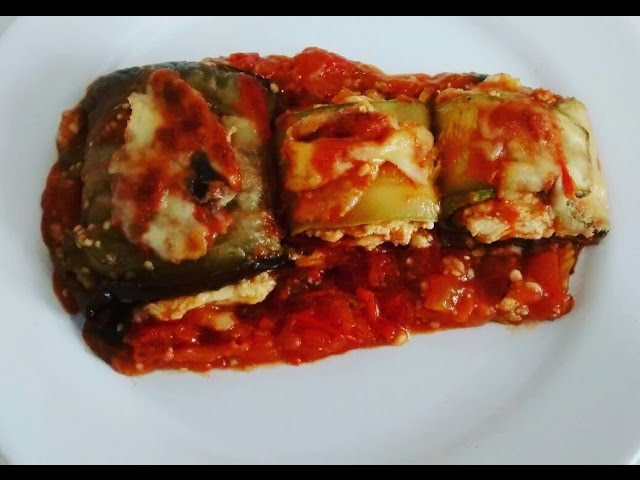 CANELONE DE BERINJELA E ABOBRINHA (RECEITA LIGHT)