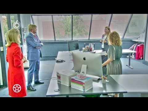 Werkbezoek van Willem-Alexander aan Schijvens Confectiefabriek Hilvarenbeek