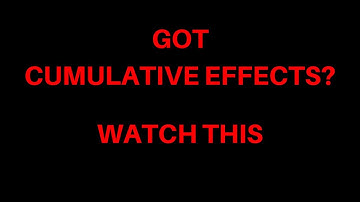 Got Cumulative Effects?