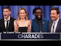 Charades with Leslie Mann and Mikey Day | The Tonight Show Starring Jimmy Fallon