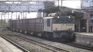 EF64-1016(3084レ)とEF64-1034(3085レ)の離合! @中庄