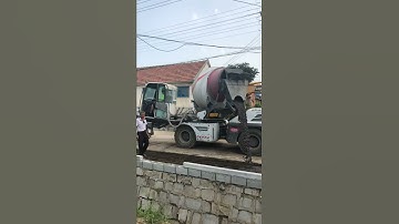 new design self loading concrete mixer truck 3.5cbm