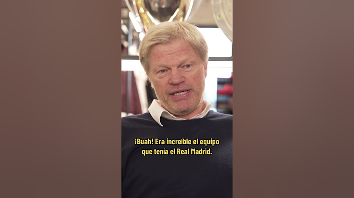 OLIVER KAHN HABLA DEL REAL MADRID EN CHAMPIONS | Diario AS