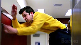 So annoying he's thrown out of the bathroom | Get a Job | CLIP