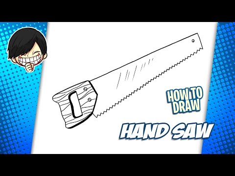 How to draw Coping Saw 
