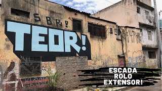 GRAFFITI BOMBING  'EXTENDER + ROLLER + STAIRS'  TEOR