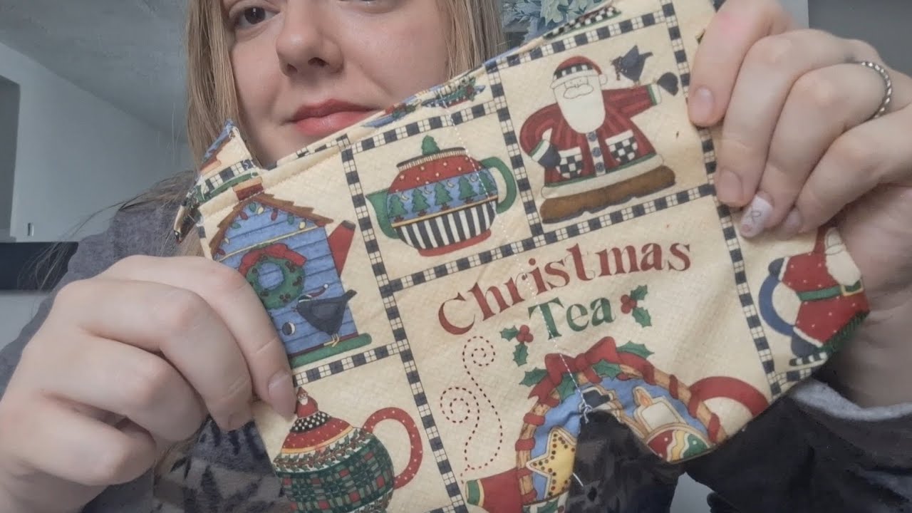 ASMR- Christmas Market Haul 🎄 Show and Tell with Rambling 