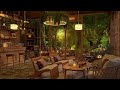 Warm March Jazz Music & 4K Cozy Coffee Shop Ambience ☕ Background