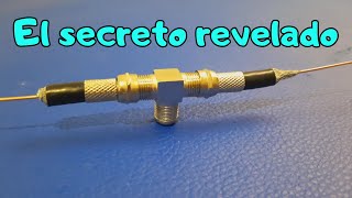 El secreto revelado: Conector en T para Cable Coaxial super antena HD para tener más canales gratis.