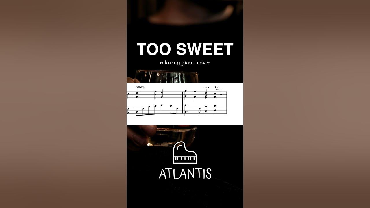 HOZIER - TOO SWEET | Relaxing piano cover #piano #pianocover #hozier #toosweet #chill #pianomusic
