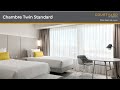 Chambre twin standard  courtyard by marriott paris gare de lyon