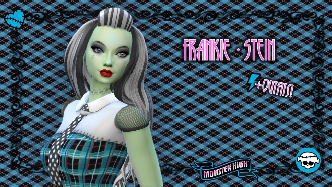 Speed sims - Frankie Stein ~ Monster High - The Sims 4 [CON CC - YouTube