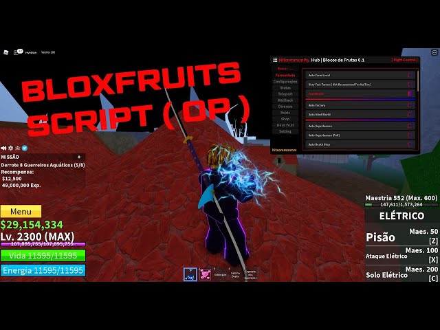 ROBLOX Blox Fruits SCRIPT Muito OP