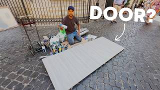 Asking Street Artists To Upgrade The Weirdest Items (Door, Range