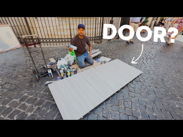 Asking Street Artists To Upgrade The Weirdest Items (Door, Range