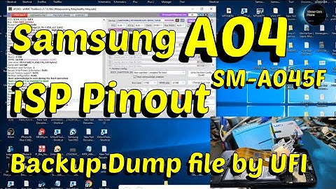 Samsung Galaxy A04 SM-A045F iSP backup Dump file by UFI
