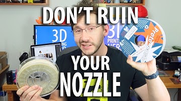 3D Printer Nozzle Ruined by Glow In The Dark Filament?