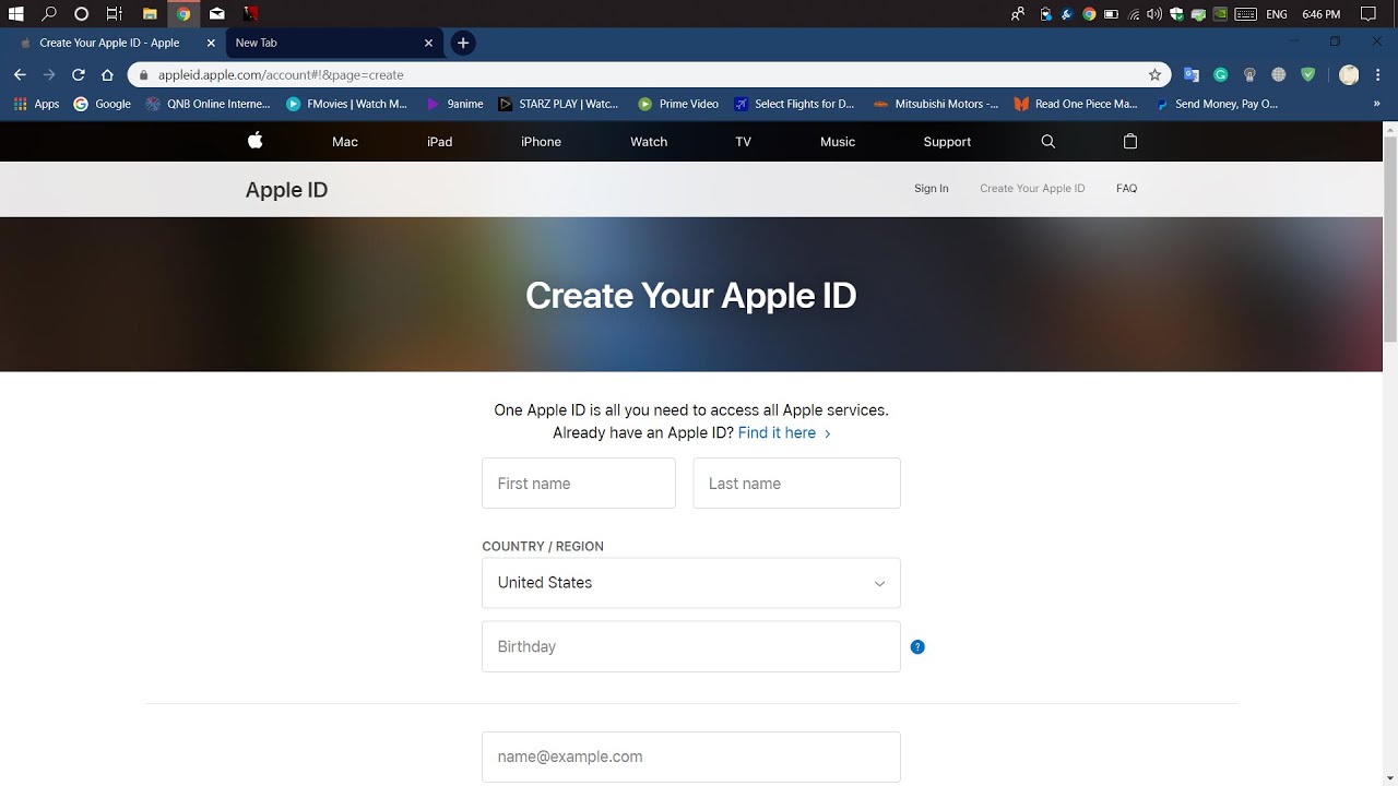 Create Free Apple ID Easy Steps Guide YouTube Create Free Apple ID Easy Steps Guide YouTube