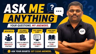 GATE 2027 AMA Session 🎯 Ask Your Doubts LIVE | Batch, Syllabus, PYQs & Test Series