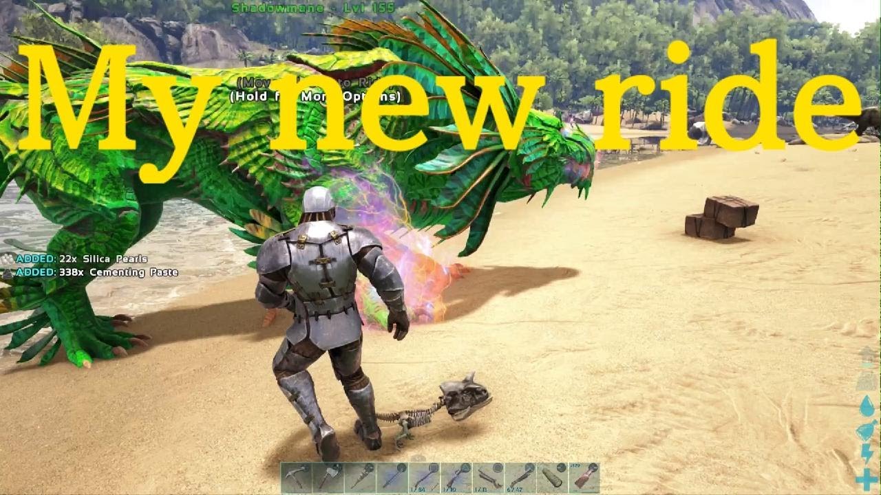 ARK: Survival Evolved Test driving my new ride - YouTube