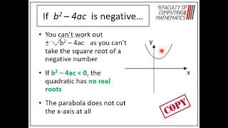 LHS N5 Maths - Discriminant