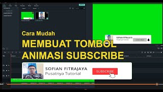 Cara Membuat tombol Subscribe dengan Mudah | Tutorial Filmora