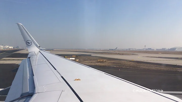 Lufthansa Airbus A320NEO Push, Start and Takeoff from Frankfurt Airport [1080p60]