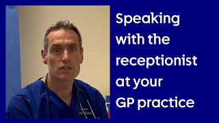 Talking to the receptionist at your GP practice | Cancer Research UK
