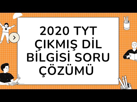 2020 TYT ÇIKMIŞ DİL BİLGİSİ SORU ÇÖZÜMÜ #tyt #kpss