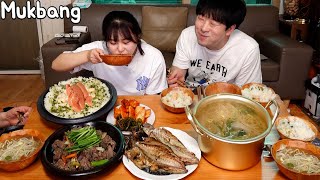 видео: Mukbang |Пулькоги, скумбрия на гриле, суп из ростков фасоли, рис ментайко, корейское домашнее блюдо. картинка: Mukbang |Пулькоги, скумбрия на гриле, суп из ростков фасоли, рис ментайко, корейское домашнее блюдо.