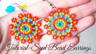 List of materials and where you could buy them from: 1) 11/0 seed
beads - in 3 colours (red, yellow blue) 2)thread your choice
(fireline)- i use monof...